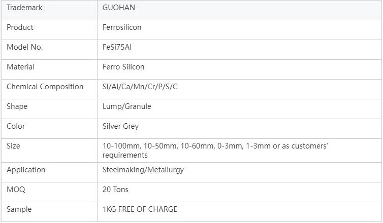 Ferro Silicon Alloy as Deoxidizer and Alloying Agent in The Steelmaking Industry